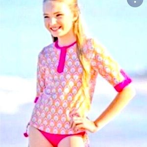 Cabana Life Girls 3 piece Rash Guard set